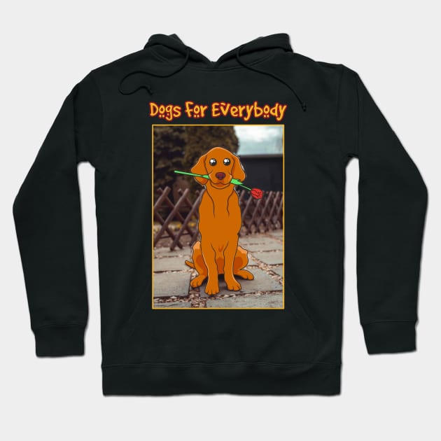 DOGS FOR EVERBODY Hoodie by AjiartD